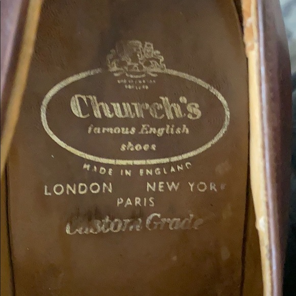 Church’s Mens Size 11 Brown Leather Pembry Shoes